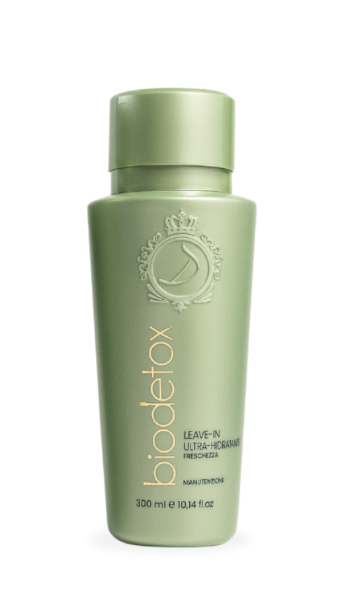 DONATTI MANUTENZIONE Biodetox Leave In Ultra Hidratante Intensyviai plaukus drėkinantis ir apsaugantis kondicionierius, 300ml