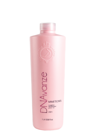 DONATTI PROFESSIONALE Dnavanze Mimetecnol Shampoo švelnus, giliai valantis plaukų procedūrų šampūnas, 1L(1 žingsnis)