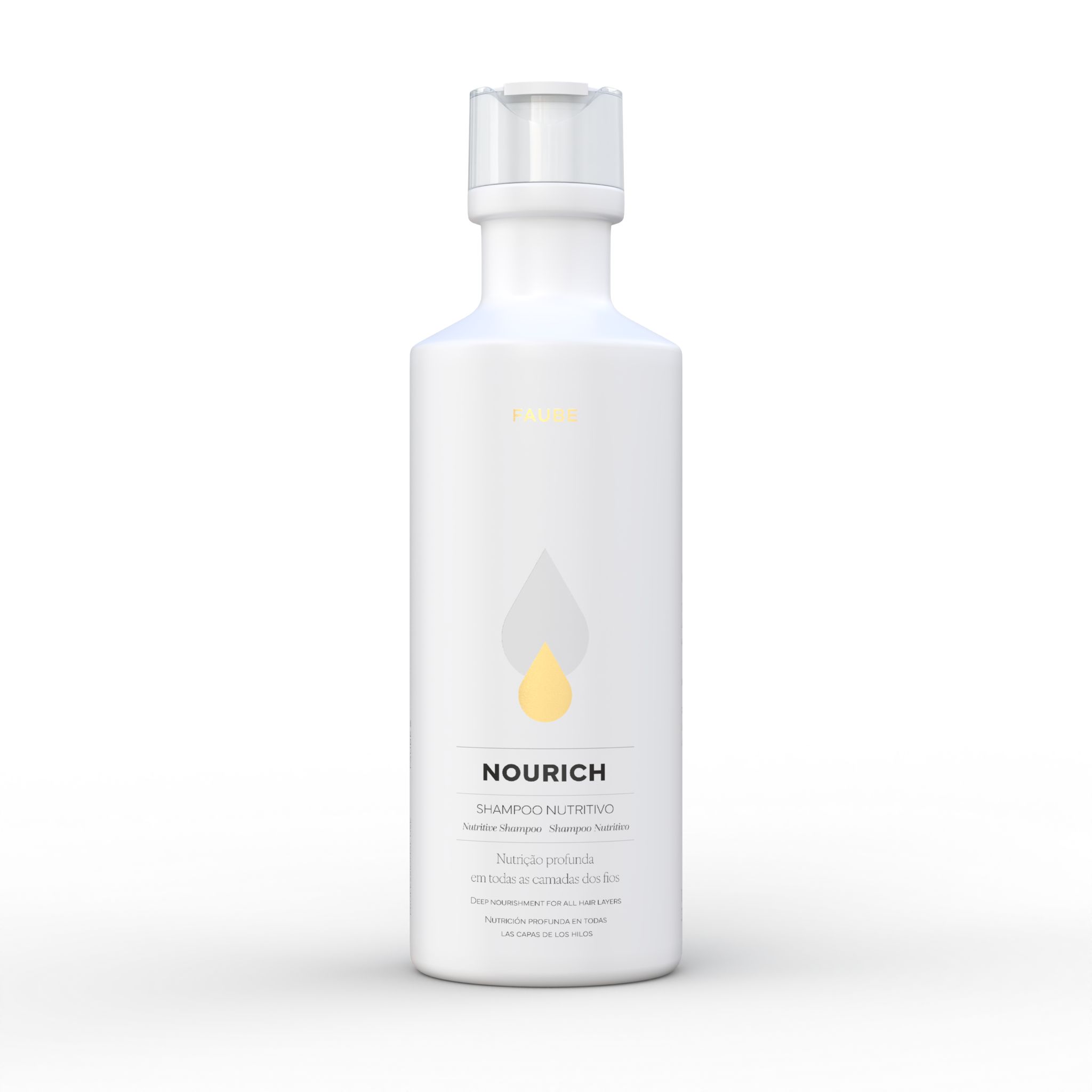 FAUBE PROFESSIONAL Nourich shampoo maitinamasis šampūnas, 300ml