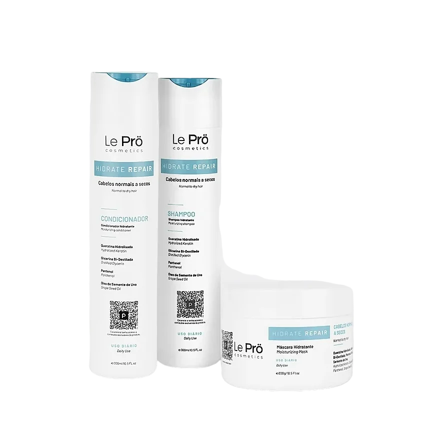LE PRÖ Hydrate Repair plaukų priežiūros priemonių rinkinys