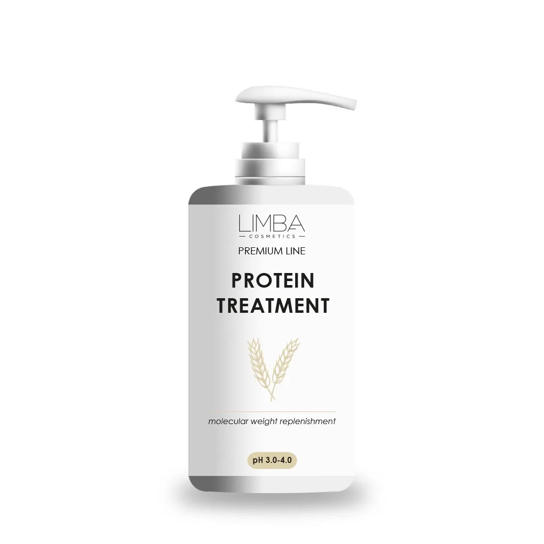 PLAUKŲ PRO - Su meile, Jūsų plaukams! LIMBA COSMETICS PREMIUM LINE PROTEIN TREATMENT proteinai plaukams, kaukė plaukų atstatymui, 750 ml