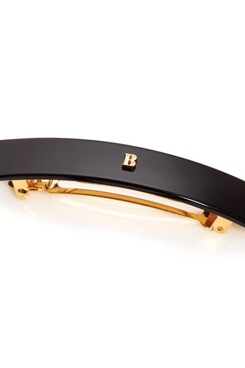 BALMAIN HAIR Barrette M Black plaukų segtukas