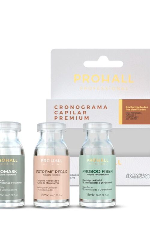 PROHALL PROFESSIONAL ampulių rinkinys plaukams, 3x15ml