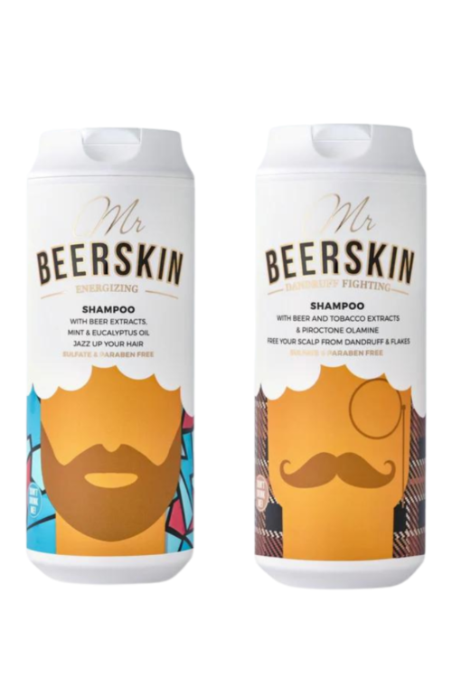 Mr. Beerskin Dandruff+Energy Šampūnas nuo pleiskanų + Energizuojantis šampūnas