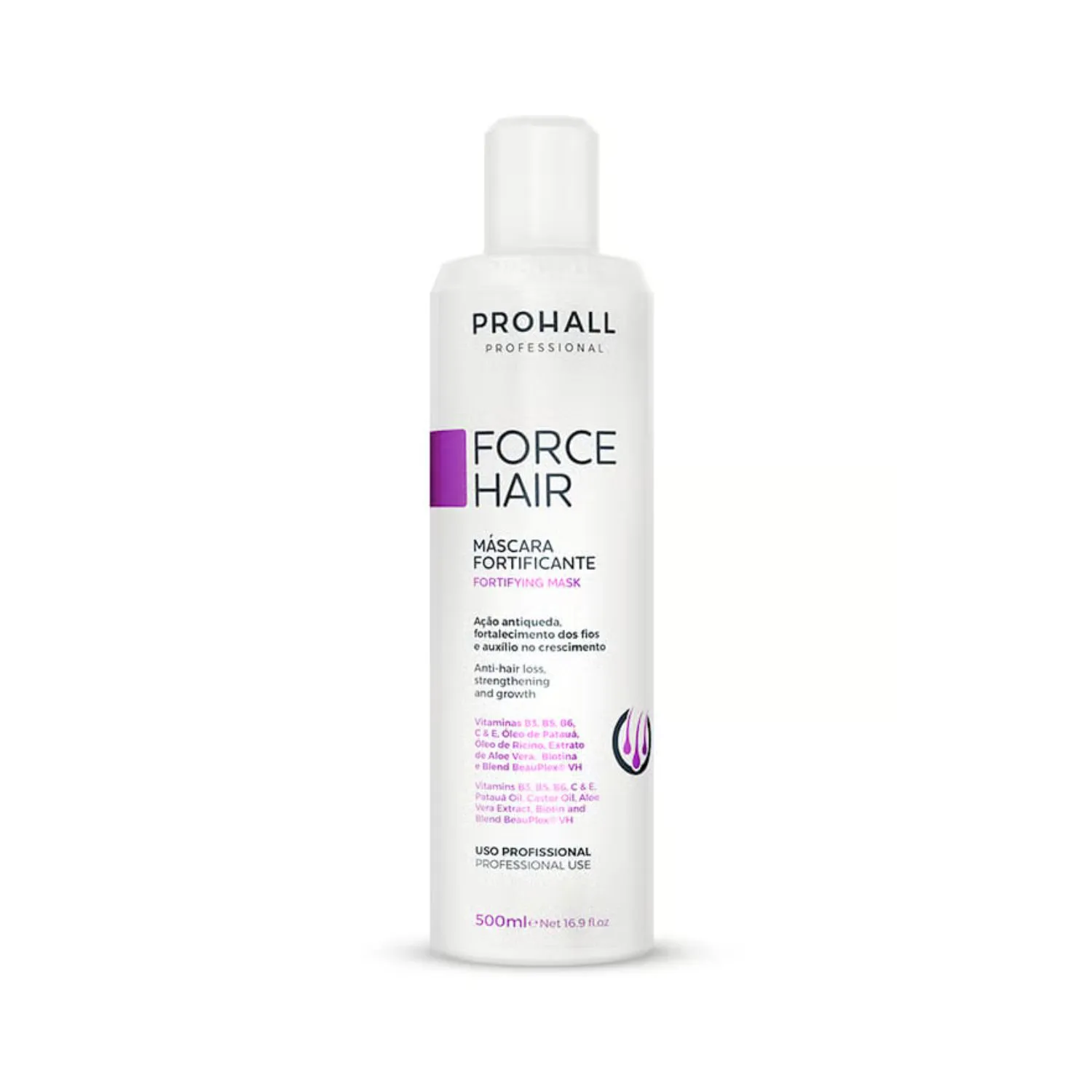 PROHALL PROFESSIONAL Force hair kaukė