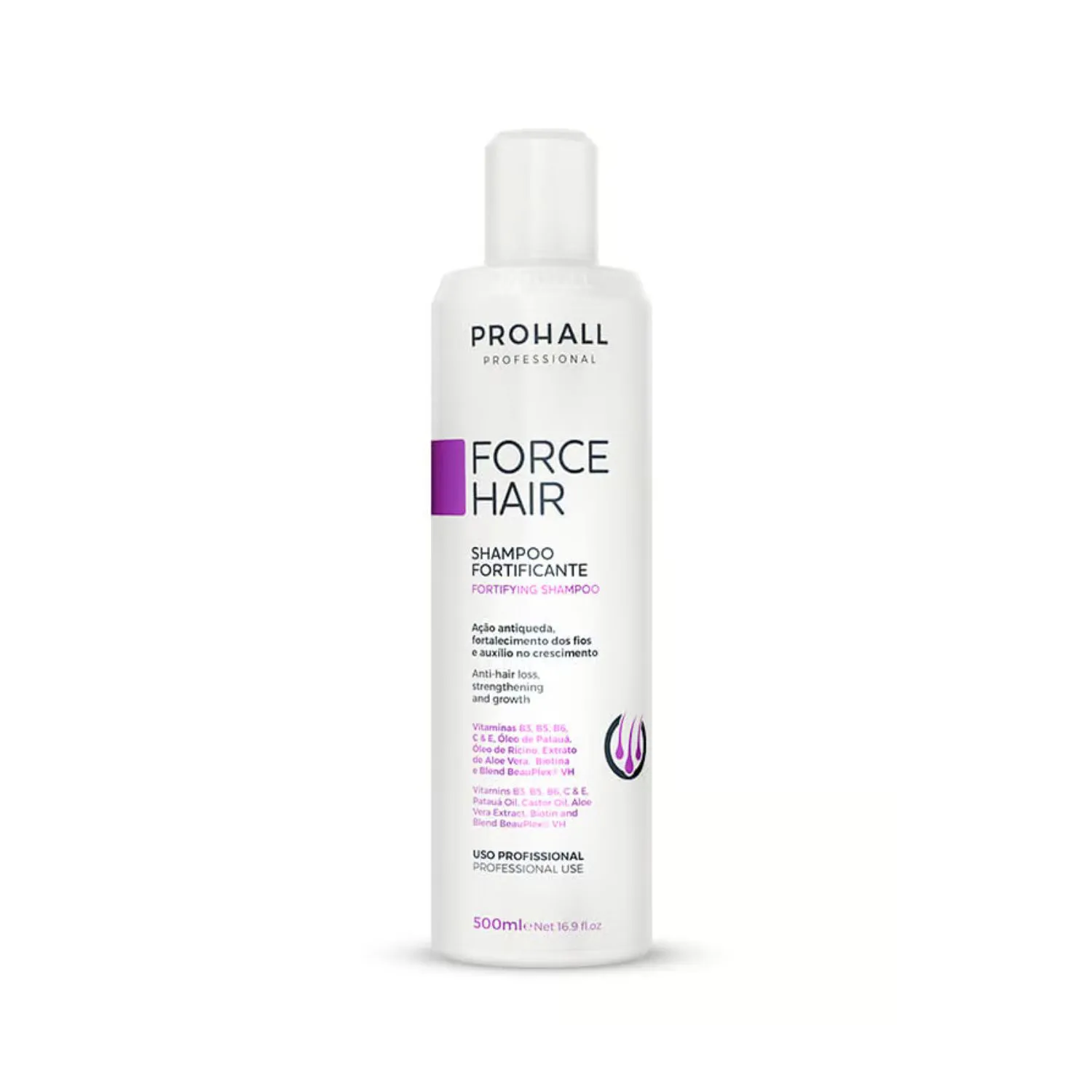 PROHALL PROFESSIONAL Force hair šampūnas