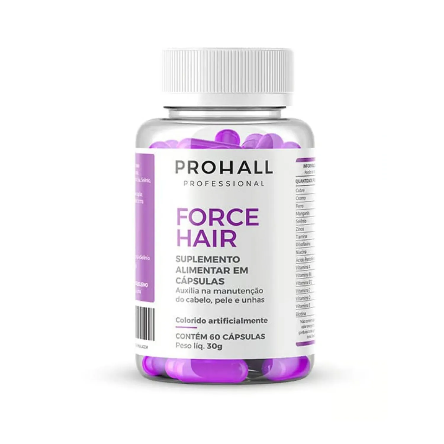 PROHALL PROFESSIONAL Force Hair papildai plaukams