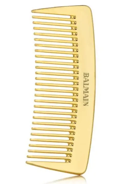 BALMAIN HAIR golden pocket comb šukos