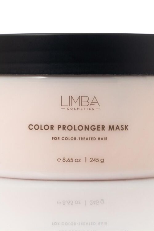 LIMBA COSMETICS COLOR PROLONGER plaukus švelninanti ir spalvą išsauganti kaukė, 245 gr