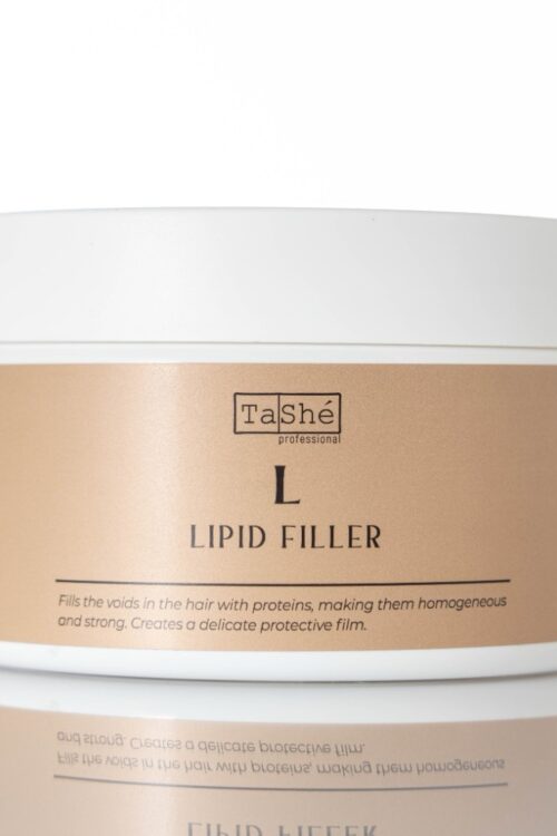 TASHÉ PROFESSIONAL LIPID FILLER RESTORATION OF CUTICLE lipidų kaukė plaukų atstatymo procedūroms, 300 ml
