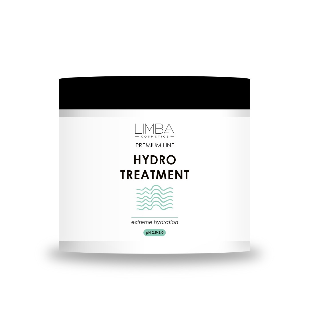 LIMBA COSMETICS HYDRO TREATMENT Plaukus Drėkinanti ir Atstatanti Kaukė, 500 ml